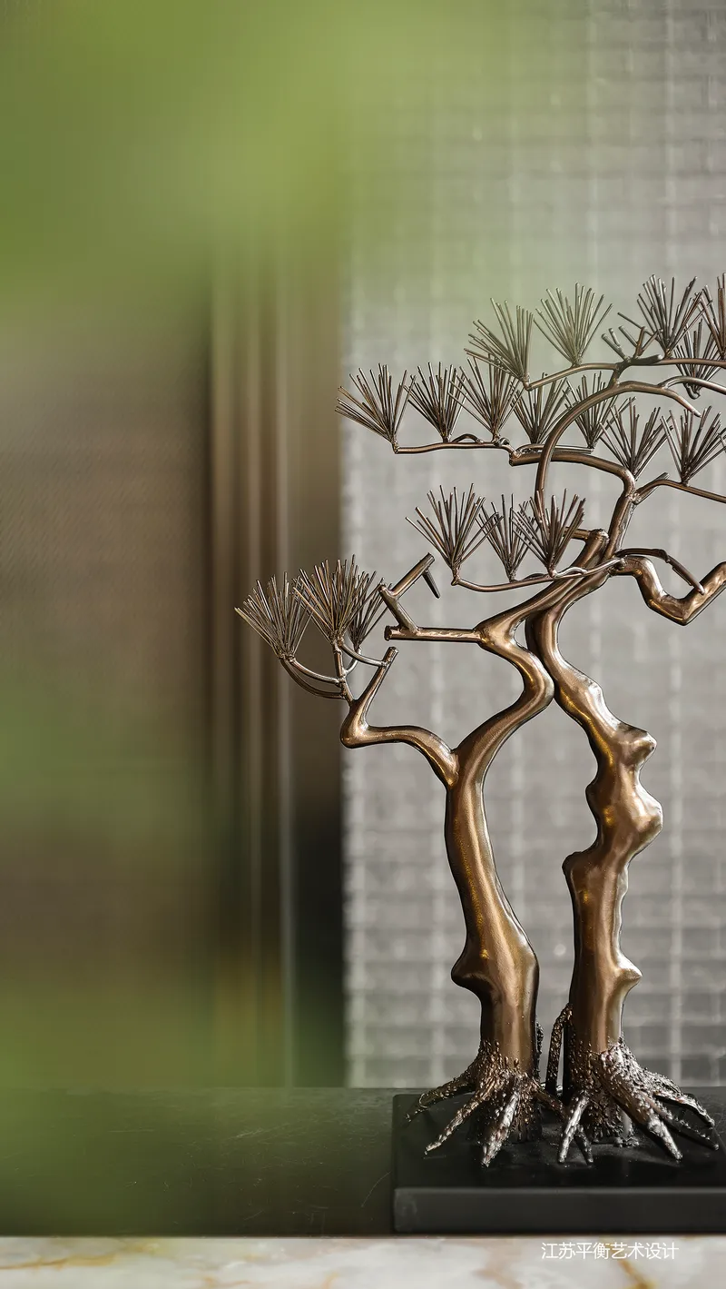 接待大厅-前台松柏