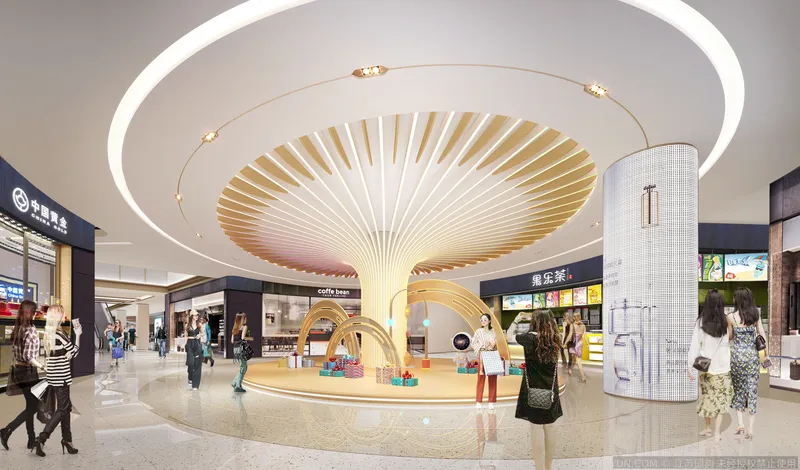 一层主入口门厅三